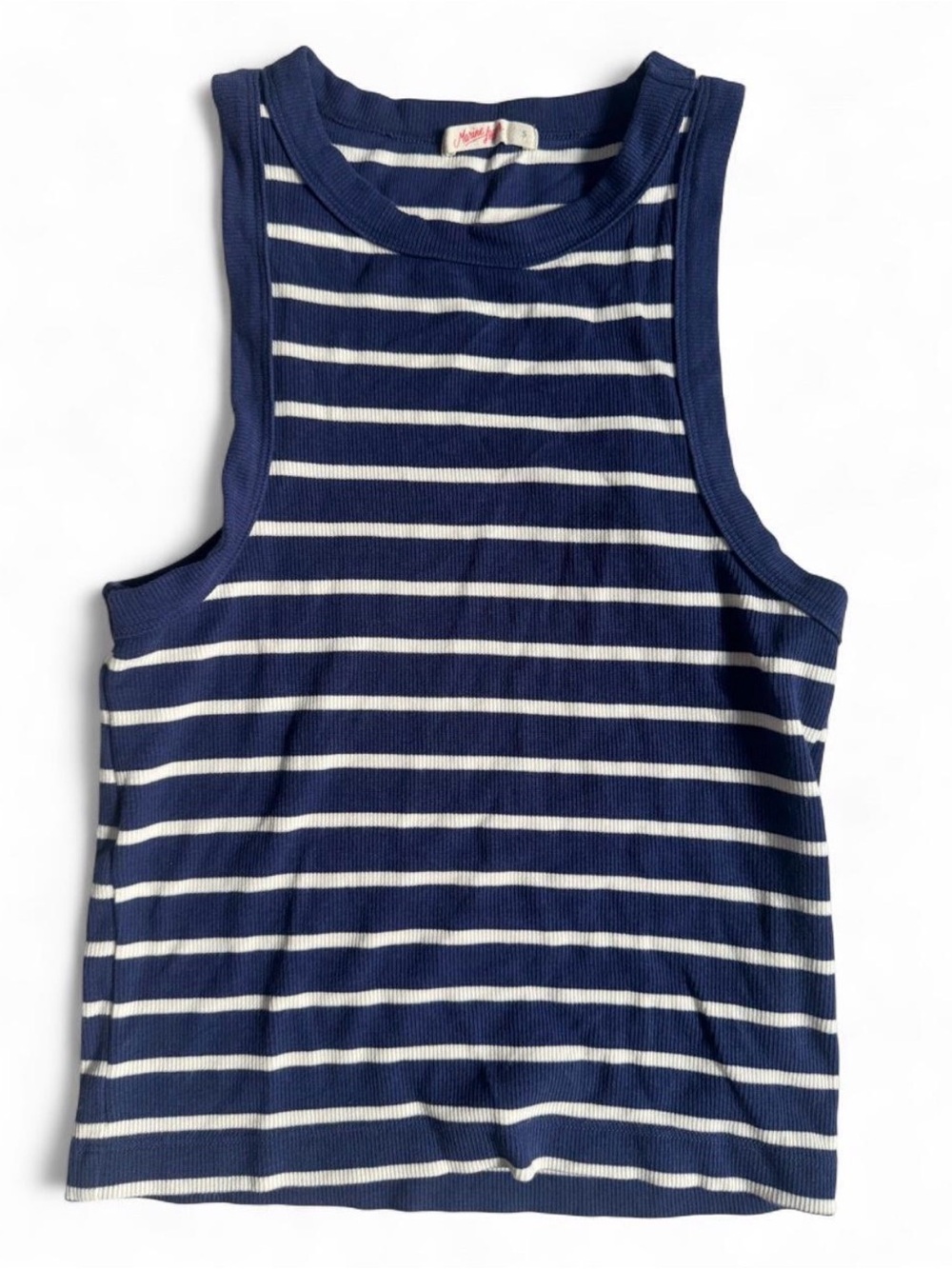 Marine Layer Striped Ribbed Tank